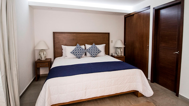 2 Room suite with 1 king bed each Casa don martin suites details paramar, The Paramar Beachfront hotel Boutique PV