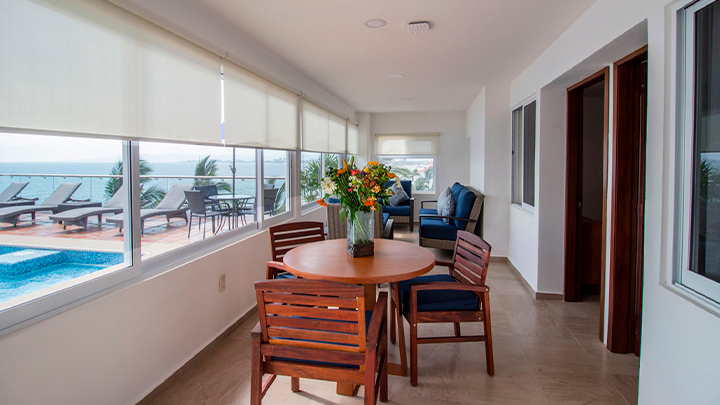 2 Room suite with 1 king bed each Casa dona ernestina suites details paramar, The Paramar Beachfront hotel Boutique PV