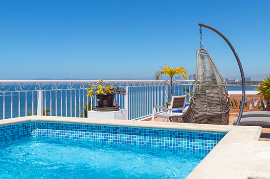 Alberca paramar, The Paramar Beachfront hotel Boutique PV